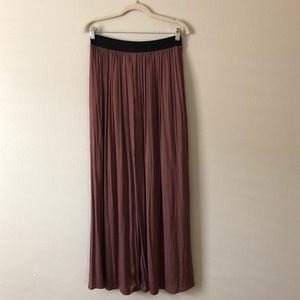 Anthropologie plum maxi skirt